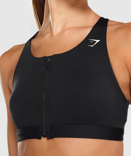 B1A6G - Zip Up Sports Bra