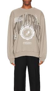 524-123 Burning Soul Crewneck Fleeche
