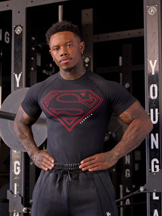 4117 - Superman Compression Tees