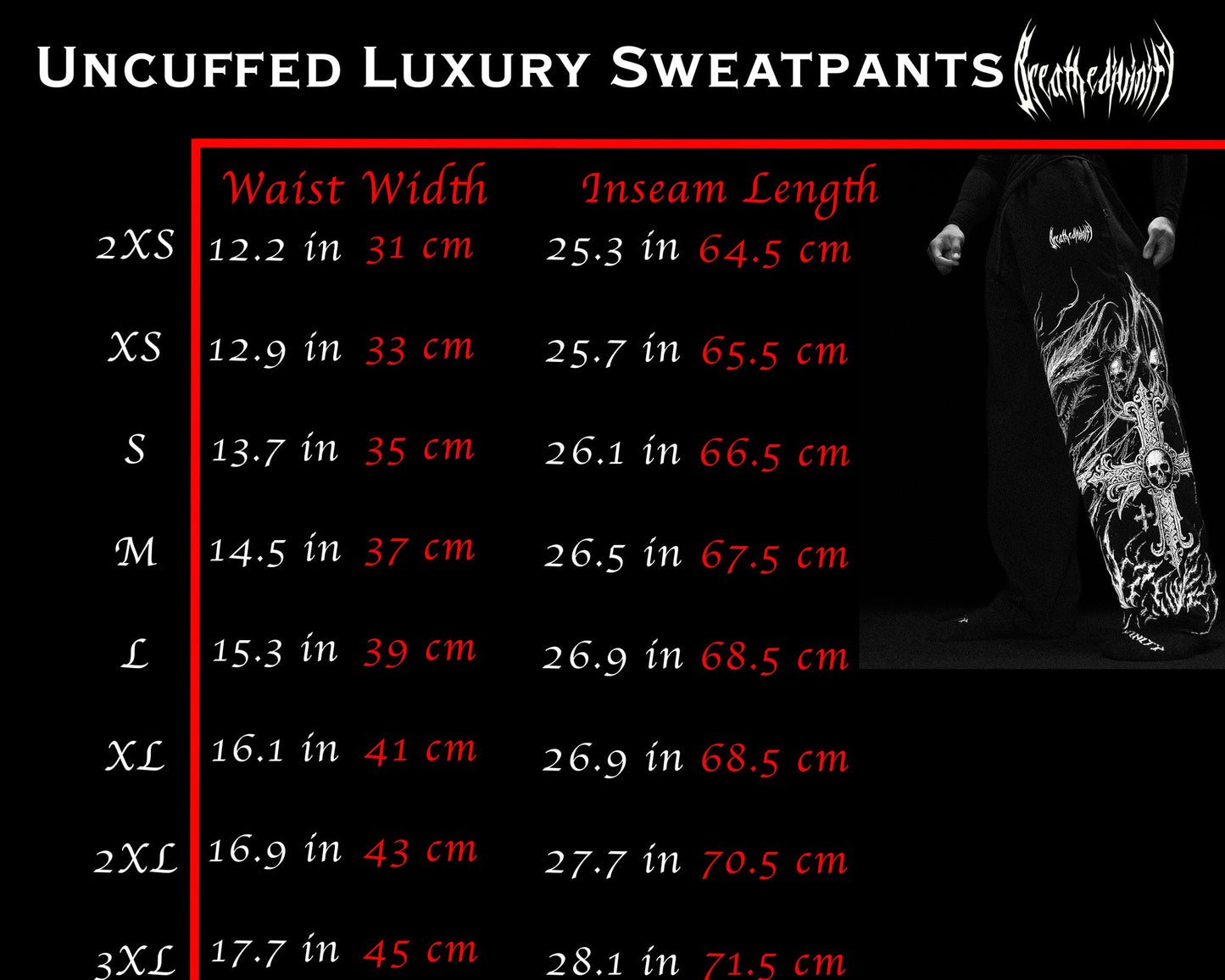 BD202 - Executioner Banana Shape Uncuffed Sweatpants