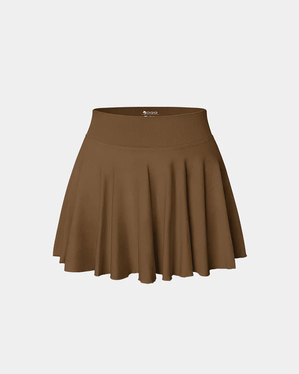 OQ100 - Casual A-line Skirt with Pockets