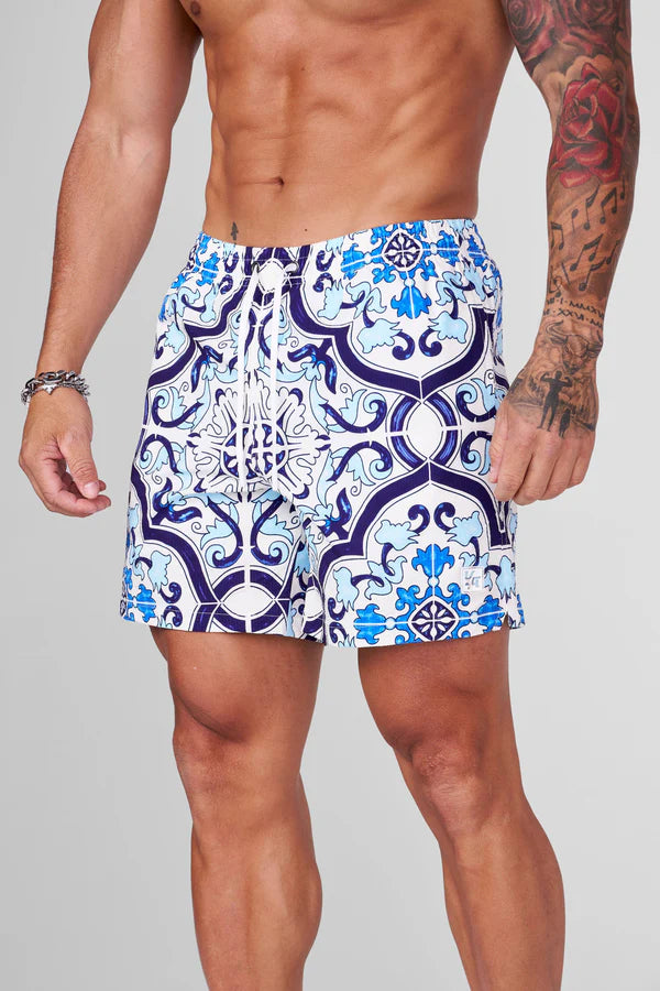 1003 - Mosaic Swim Shorts