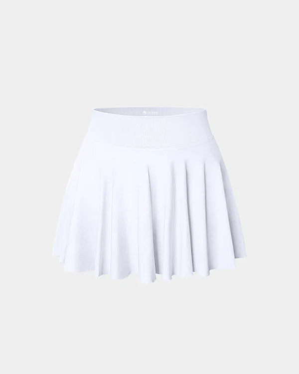 OQ100 - Casual A-line Skirt with Pockets