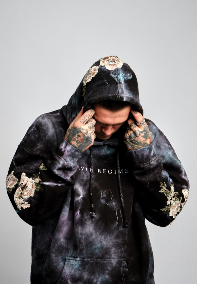 100328-432 - WHITE ROSE HOODIE