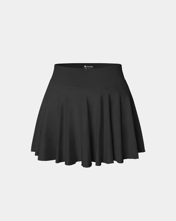 OQ100 - Casual A-line Skirt with Pockets