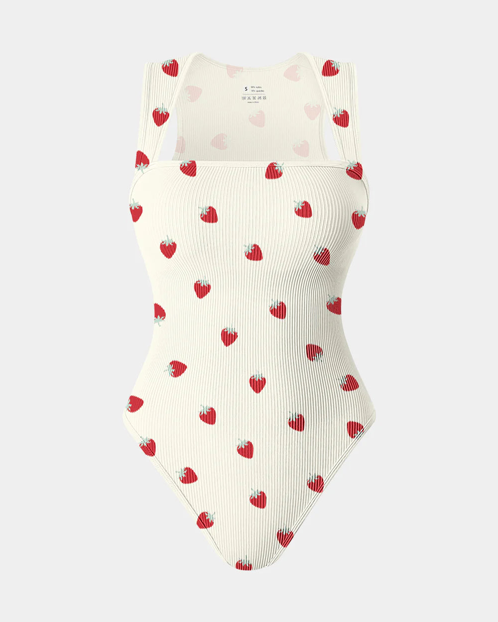 OQ301 - Strappy Square Neck Sleeveless Tummy Control Tank Tops Bodysuits