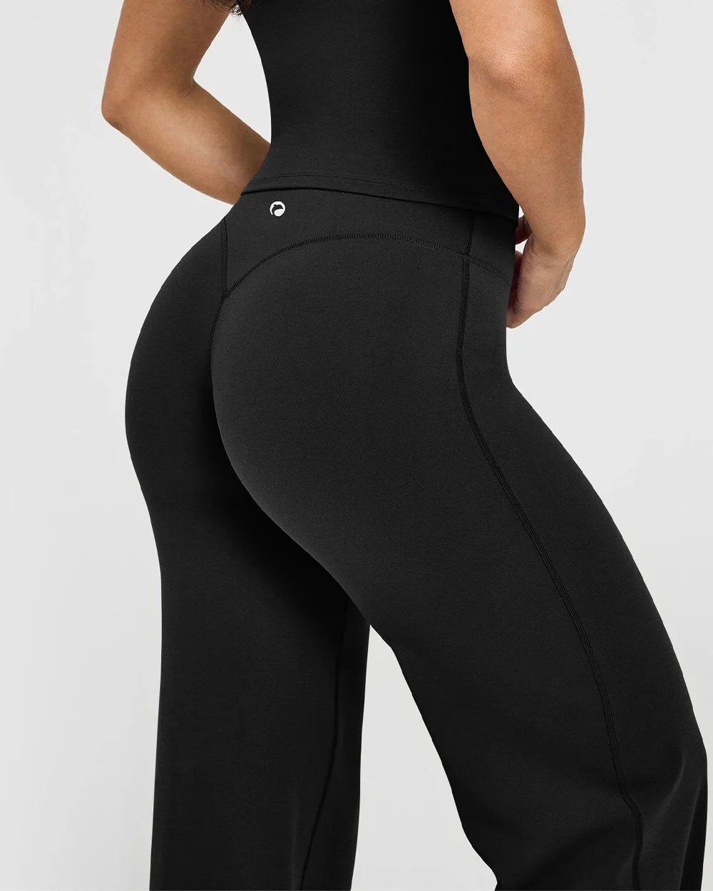 OQ503 - High Waist Stretch Casual Soft Straight Leg Bottoms