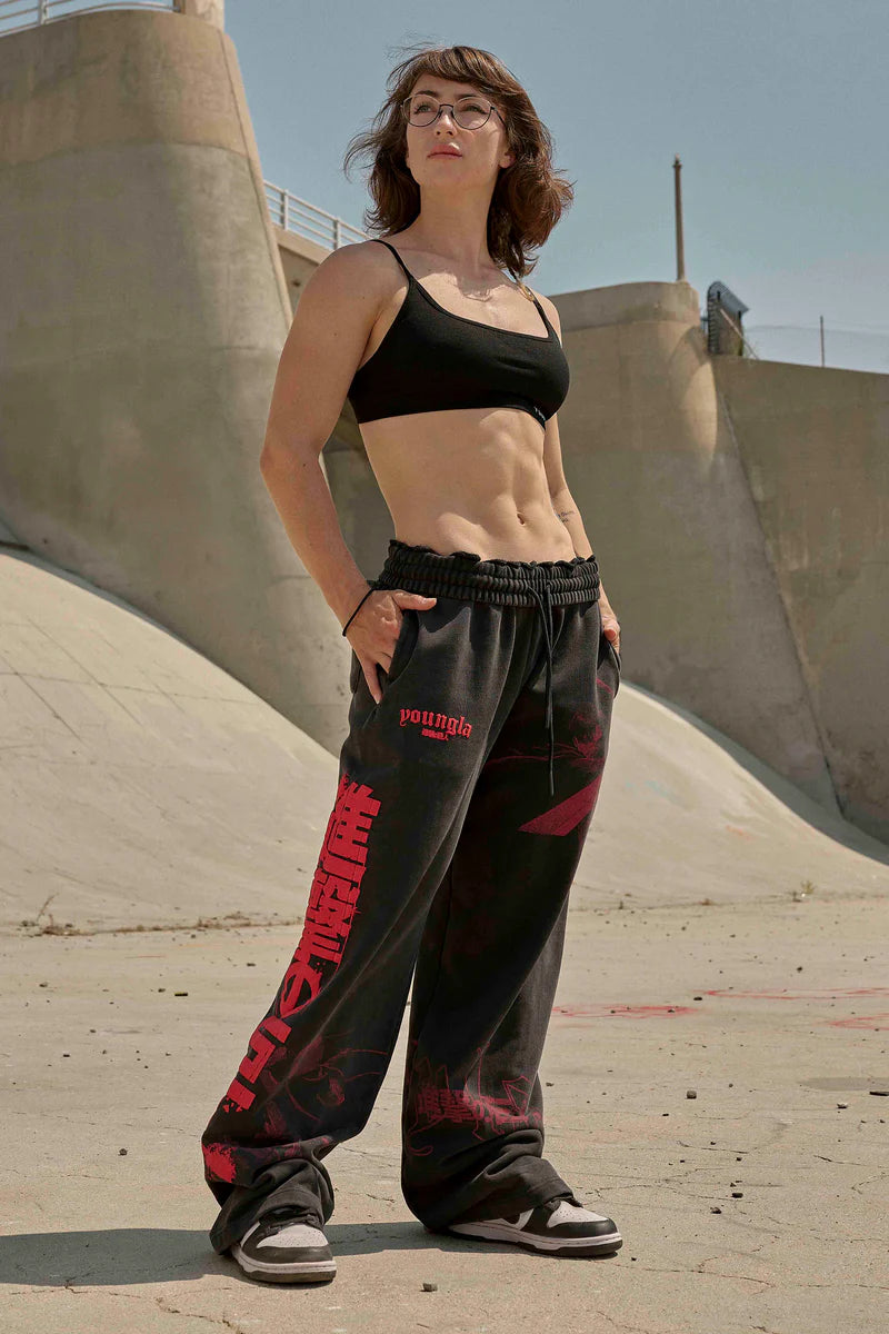 2128 - AOT© x YLA Baggy Joggers