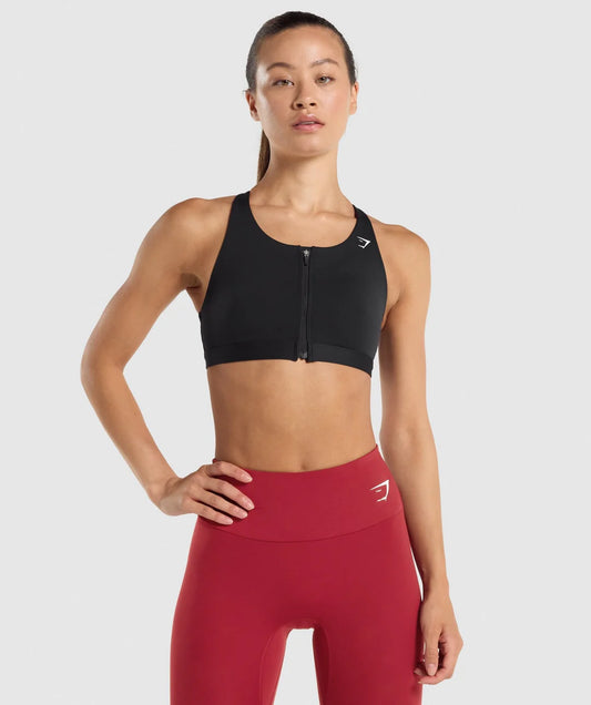 B1A6G - Zip Up Sports Bra