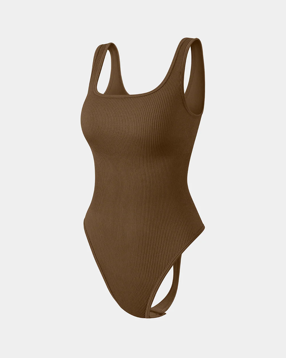 OQ300 - Sleeveless Square Neck Thongs Bodysuits