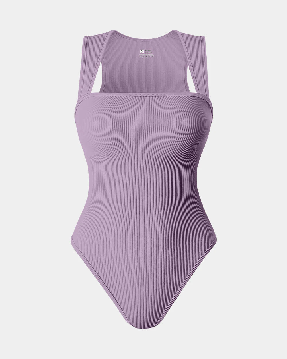 OQ301 - Strappy Square Neck Sleeveless Tummy Control Tank Tops Bodysuits