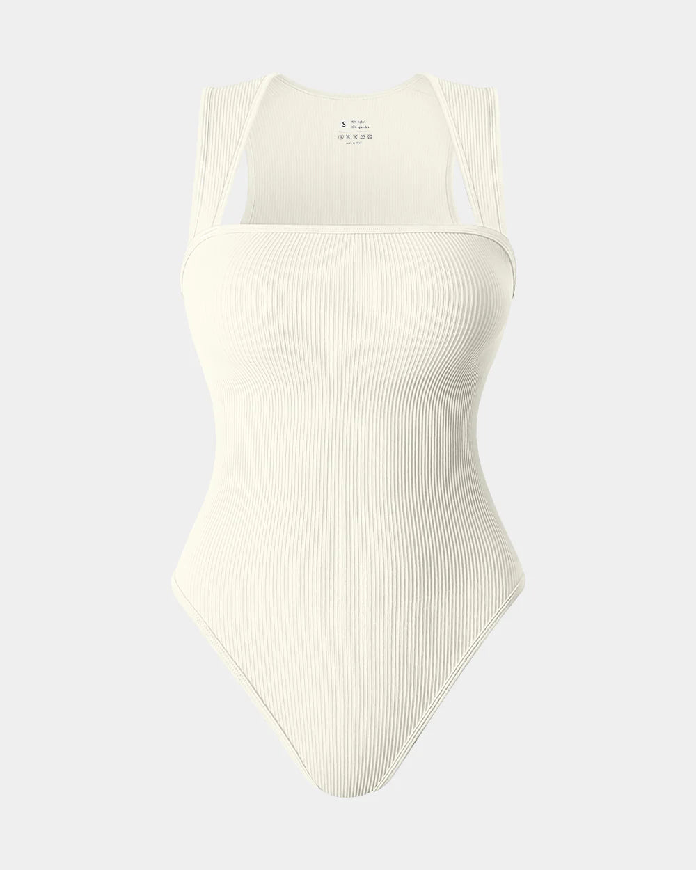 OQ301 - Strappy Square Neck Sleeveless Tummy Control Tank Tops Bodysuits