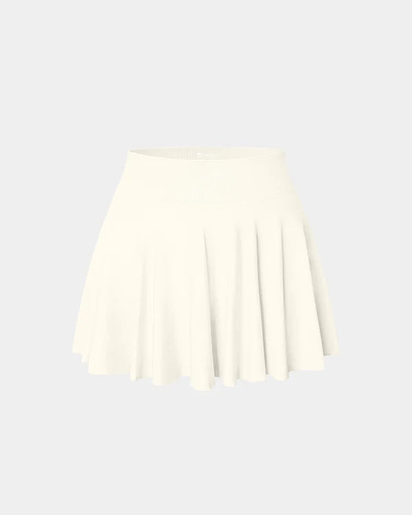 OQ100 - Casual A-line Skirt with Pockets