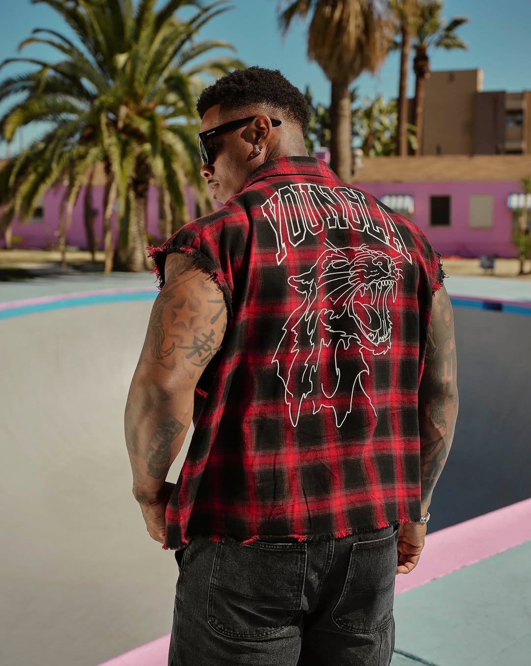 3025 - Cut-Off Flannels Black