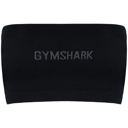 GLUW4528 - Seamless Womens Black Bandeau