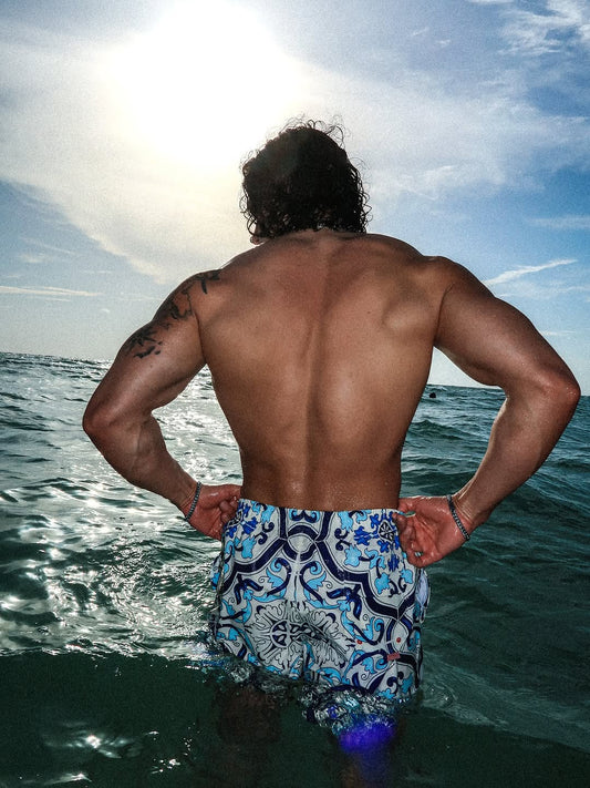1003 - Mosaic Swim Shorts