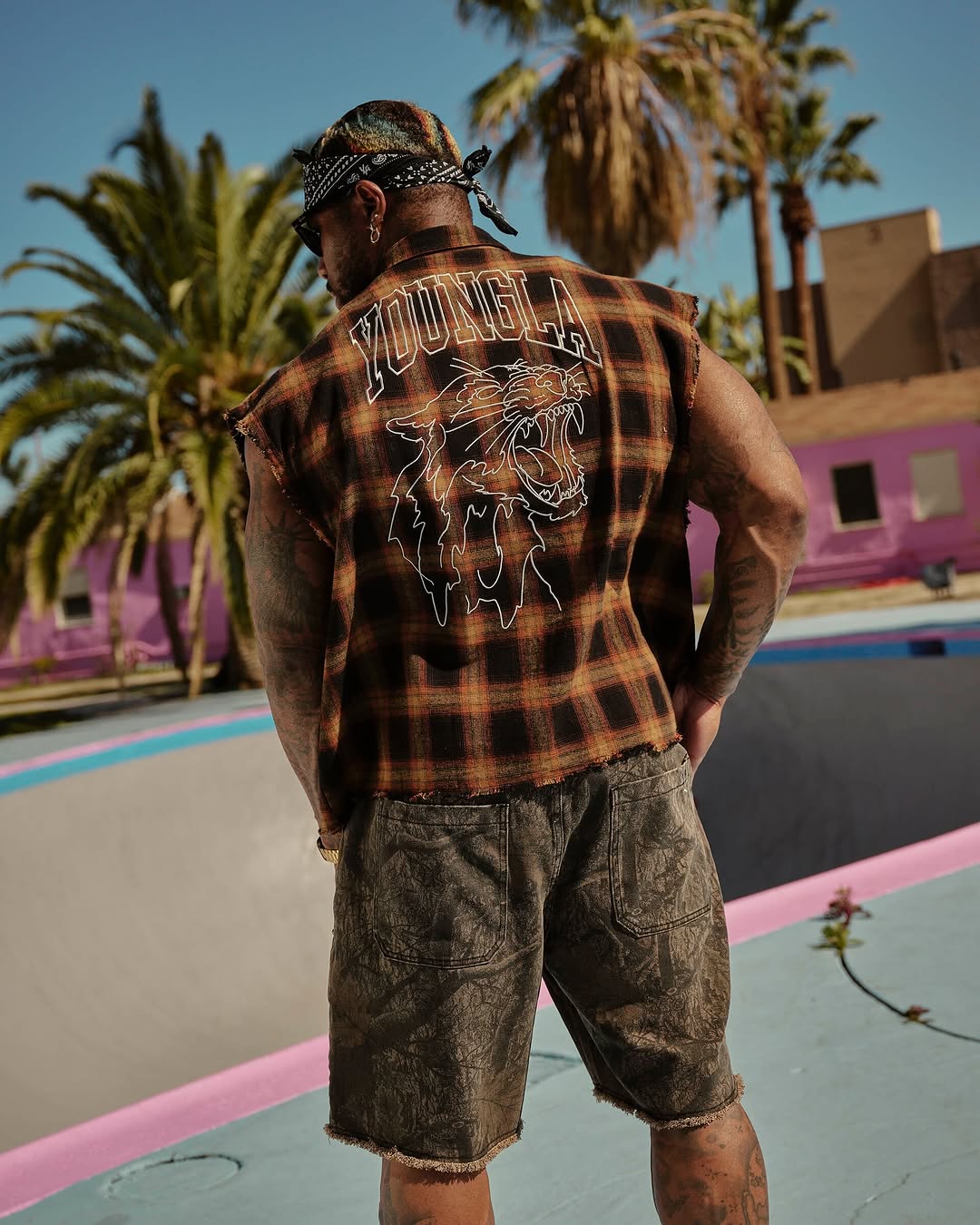 3025 - Cut-Off Flannels Black