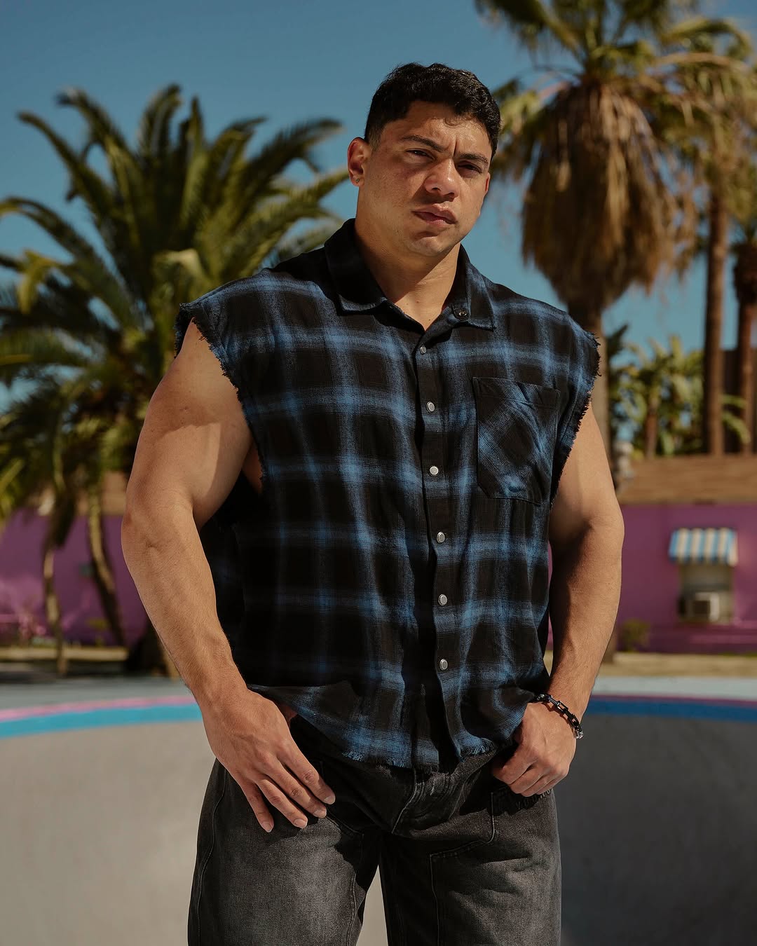 3025 - Cut-Off Flannels Black