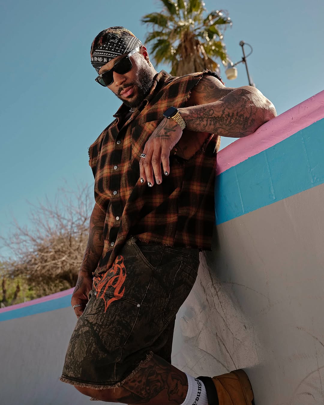 3025 - Cut-Off Flannels Black