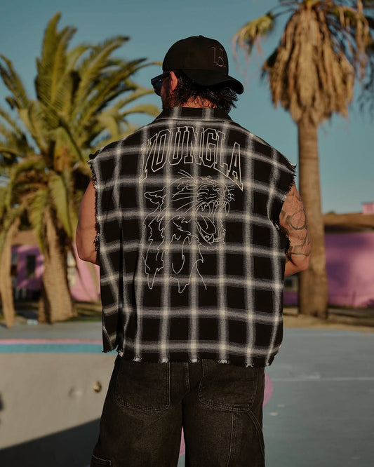 3025 - Cut-Off Flannels Black