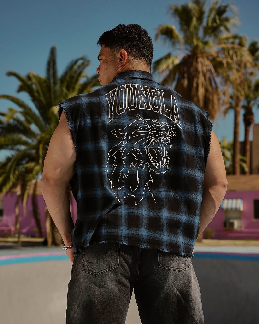 3025 - Cut-Off Flannels Black