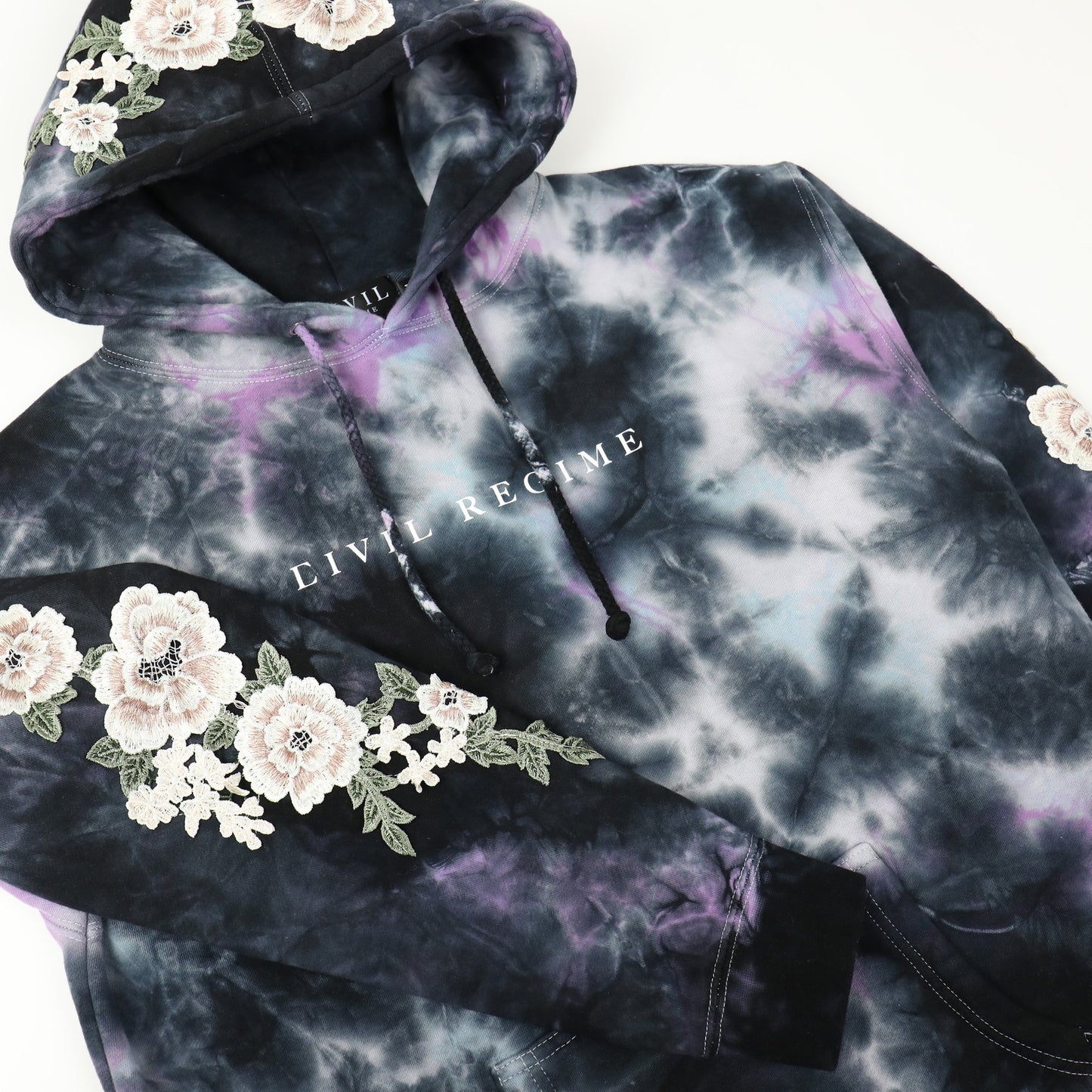 100328-432 - WHITE ROSE HOODIE